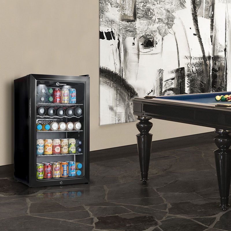 Subcold Super 85 LED Beer Fridge - Black