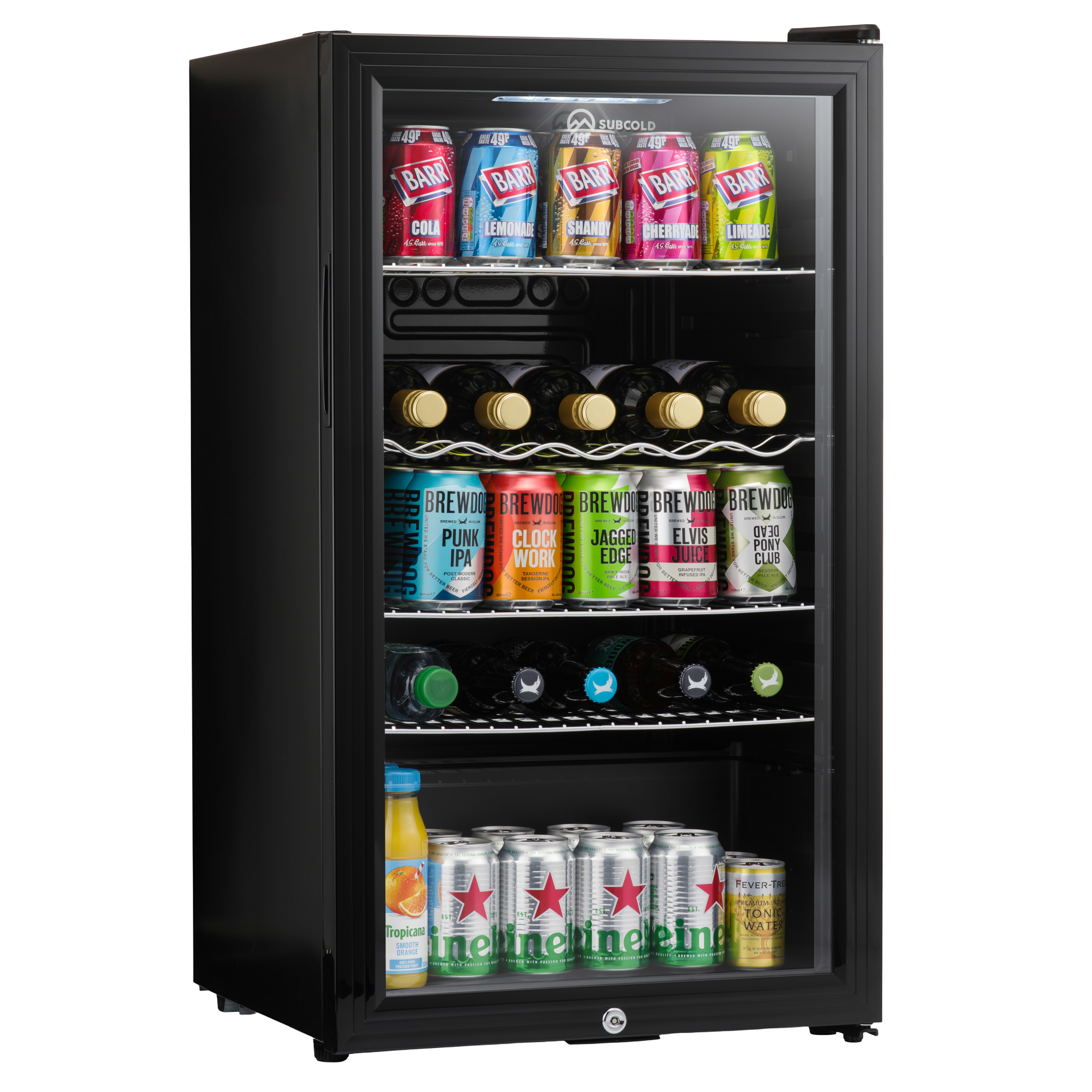 Subcold Super 85 LED Beer Fridge - Black